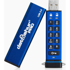 iStorage datAshur PRO 128 GB - Encrypted USB Memory Stick - Certified according to FIPS 140-2 Level 3 - Password Protected - Dust/Water Resistant