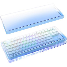 Geekria Tenkeyless TKL Keyboard Dust Cover, Frosted Acrylic Keyboard Cover for 80% Compact 87 Key Computer, Mechanical Gaming Wireless Portable Keyboard, Compatible with Logitech G713, G715