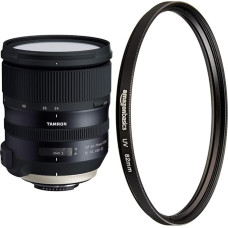 Tamron SP A032N 24-70 mm F/2.8 Di VC USD G2 objektyvas Nikon Black & Amazon Basics UV Cut filtras - 82 mm