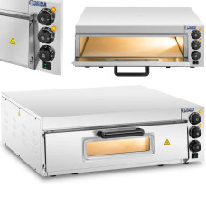 Royal Catering Vienguba picų kepimo krosnelė su stiklu 1 pica 60 cm 230 V 3000 W