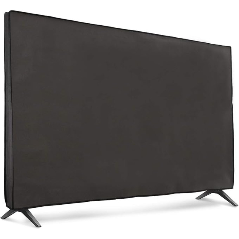 kwmobile 40 Inch TV Case - Indoor TV Screen Protector Cover - TV Screen Dust Cover - Dark Grey