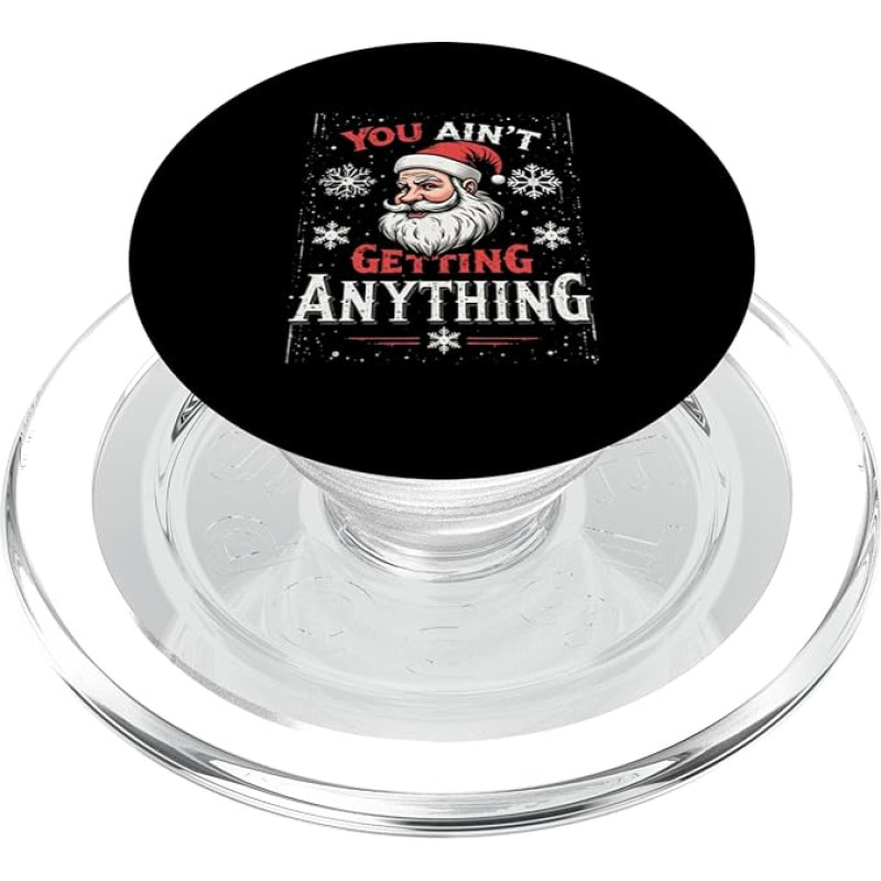 JUMS NIEKO NEGALIMA Weihnachtsmann Humoras PopSockets PopGrip für MagSafe