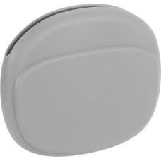 sourcing map Earphone Cases Wired Earphone Case Organizer Silicone Earbuds Case Small Pouch for USB Cable Earphone Gray