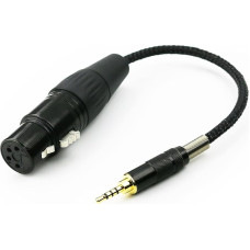 Ablet 2.5mm TRRS Male to 4 Pin XLR Female Audio Adapter for Astell&Kern AK240 AK380 AK320 onkyo DP-X1 FIIO X5III XDP-300R