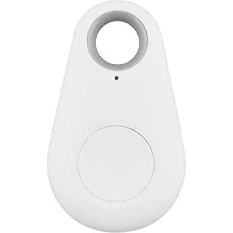Mini Smart Bluetooth 4.0 GPS Tracker Finder, Suitable for Car Baby Key Pet Location Alarm, 1 x White