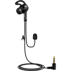 EJEAS futbolo teisėjų vidinio ryšio, mikrofono ausinės, ausinės į ausis ir trenerių teisėjų ausinės FBIM teisėjų vidiniam ryšiui (kairioji ausis)