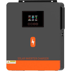 PowMr 4200W Solar Inverter 24V DC to 220-230VAC, Off-Grid All-in-One Charger Hybrid Inverter with 120A MPPT Solar Charge Controller, Works with 24V Lead Acid Lithium Battery