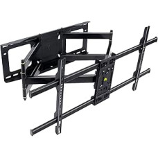 FORGING Mount TV Wall Mount with 6 Strong Arms Swivelling Tilting Full Motion Double Joint TV Mount for 50 to 90 Inch Flat/Curve TVs up to 75 kg, Max. VESA 800 x 400 mm