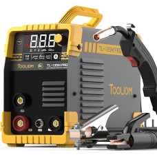 TOOLIOM 135A Gasless Flux-Core MIG Welding Machine 230V MIG Welding Machine with Cored Wire/Lift TIG/MMA E-Hand 3-in-1 Welding Machine IGBT DC Inverter with LCD Display