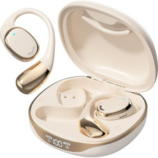 Open Ear Headphones Bluetooth Wireless Sports Air Line Headphones Wireless Earphones with Ear Hook Air Bone Conduction Headphones Wireless Earbuds Bone Sound Headsets for Running Cycling Gym