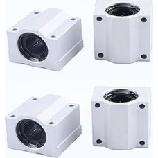 Linijinio judėjimo rutulinių guolių blokai SCS10UU 10 mm ID linijinio judėjimo slankiojančiųjų blokų linijiniai bėgių kreipiamieji blokai 3D spausdintuvui CNC 35x40x26 mm (4 vnt.)