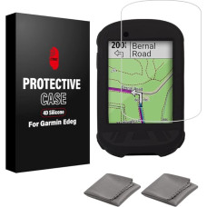 Garmin Edge 530/830 Case for Garmin Edge, Screen Protector for Garmin Edge 530/830 Tempered Glass Garmin Edge