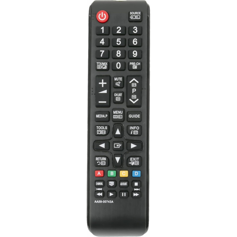 AULCMEET AA59-00743A Replacement Remote Control Compatible with Samsung 4K OLED TV UE46F6170 UE50F6100 UE55F6170 UE60F6100 UE32F6170 UE50F6170 PS43F4900 UE40F6170 UE4 000F6800 UE46F6100