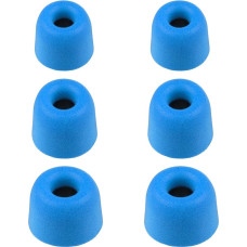 XCESSOR FX4.5 (S/M/L) ★ 3 poros atminties putų ausinių ausinių ausinių dydžių S/M/L ★ Pakaitiniai ausų antgaliai visoms populiarioms ausinėms. Mėlyna