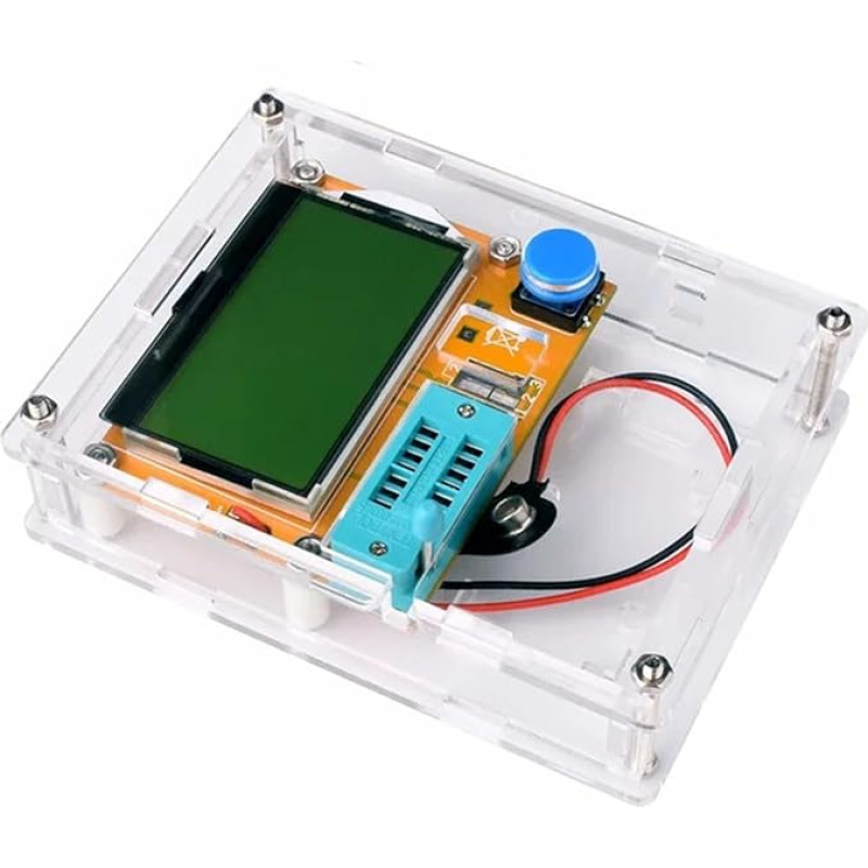 Inductance Meter LCR-T4 Mega328 Digital Transistor Tester Resistor Capacitance Diode Triode Capacitance Resistance ESR Meter MOS PNP NPN LCR High Precision Computing Power