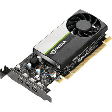 PNY NVIDIA T400 4GB profesionali vaizdo plokštė 4GB GDDR6 PCI Express 3.0 x16, vienas lizdas, 3X Mini DisplayPort, 8K palaikymas, itin tylus aktyvusis ventiliatorius