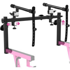 Klaviatūros stovas su 2 lygiais, reguliuojamas elektrinio skaitmeninio pianino stovas 54,88 klavišų, klaviatūros ir sintezatorių, dvigubas stovo prailginimas kvadratiniam vamzdžiui, Z stiliaus stovas (2.