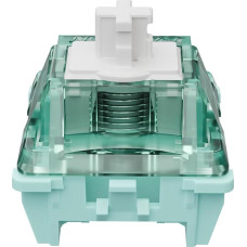 Magnetic Jade Pro Keyboard Switches, Linear Factory Pre-lubed Freely Setting Pre-Travel 20 mm Longer Spring Key Switches for Mechanical Keyboard (90 Pieces)