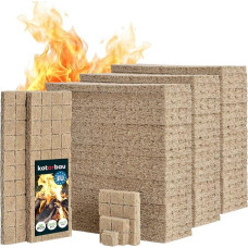 KOTARBAU Fireplace Lighter 2600 Pcs Barbecue Lighter Cube Quick Lighter Eco Oven Lighter Charcoal Lighter Wood Wool Wax