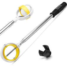prowithlin - Golfball-Retriever, Teleskop Ballsammler für Wasser mit Putter-Grabber und Saugwerkzeug, Edelstahl, Gelb - 1,83 m / 2,74 m - Gewicht: 0,2 kg