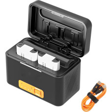 ZGCINE PS-BX1 fotoaparato baterijos įkroviklio dėžutė (2 vnt.) 