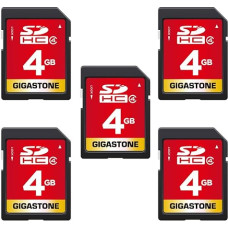 GIGASTONE 4GB SDHC atminties kortelės, skirtos 