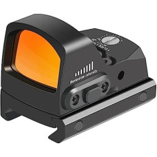 Raudono taško šautuvo optika 3-4MOA kolimatorius Reflex Sight Pistoleto rankinio ginklo skydelis IPX6 Vandeniui atsparus įtaisas 21 mm Picatinny 17 19 9 mm AR15 M4 AK