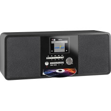 Imperial DABMAN i200 CD internetinis radijas / DAB+ radijas Skaitmeninis radijas su CD grotuvu (stereofoninis garsas, internetinis radijas / DAB+ / DAB / FM, WLAN, LAN, 