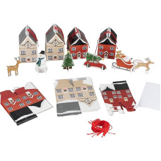 Ginger Ray DIY Advent Scene Set - 24 Boxes and 12 Figures