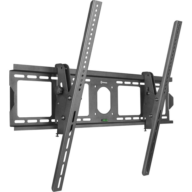 ONKRON UT4-B TV Wall Mount Tiltable for 55-100 Inch TVs up to 75 kg - Ultra Slim TV Wall Mount Universal Max 800 x 600 VESA TV Mount Flat - TV Mount Wall / TV Suspension Black