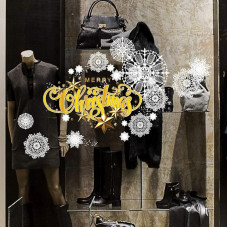 Kina UVNT0030 - Self Adhesive Christmas Decoration for Shop Window