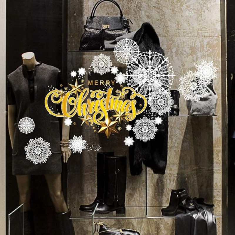 Kina UVNT0030 - Self Adhesive Christmas Decoration for Shop Window