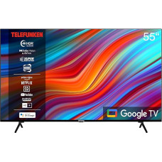 Telefunken Google TV 55 Inch TV (4K UHD Smart TV, HDR Dolby Vision, Triple Tuner, Dolby Atmos, HD+, 6 Months Included) XU55GA660S