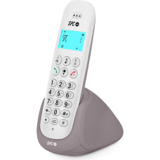 SPC Art - Cordless Landline Telephone with Illuminated Display, Caller ID, Handsfree, Phonebook, Mute Mode, Gap Compatibility and ECO Mode - White