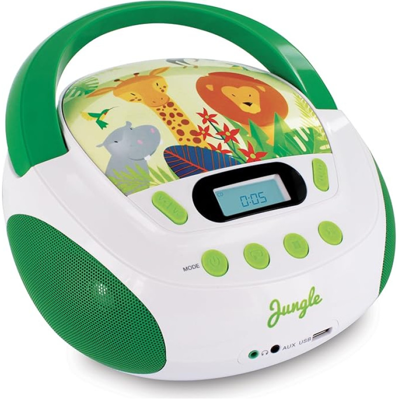 MOOOV Ocean Radio / CD Player for Children with USB / SD / AUX-IN Port