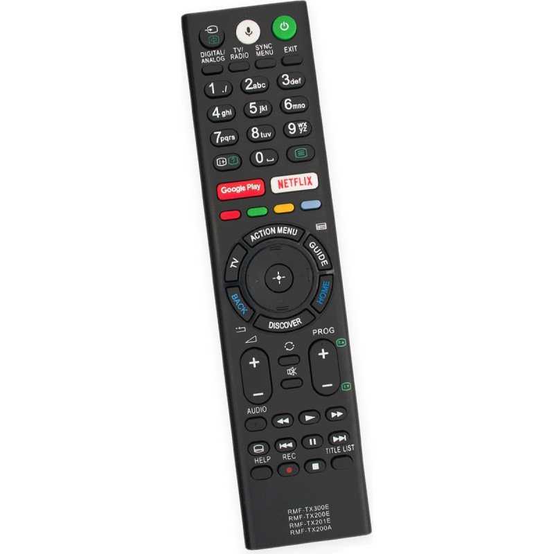 ALLIMITY RMF-TX200E RMF-TX300E RMF-TX201E Replacement Voice Remote Control Suitable for Sony FW-85XD8501 FW-75XE8501 FW-75XD8501 FW-65XE9001 FW-65XE8501 FW-65XD8501 FW-65XD855 01 FW-55XE9001