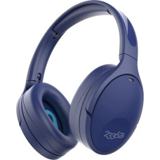 233621 Noise Cancelling Headphones Bluetooth [100 Hours Listening Time] Over-Ear Headphones Wireless with Microphone, Premium Sound, Fast Charging, Compatible with iOS and Android Devices (Blue)