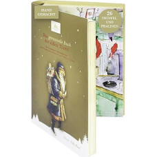 Lauensteiner Advent Calendar 2024 | Book Gold | 340 g Truffles and Chocolates, Alcohol Free | Advent Calendar for Children | With Surprise