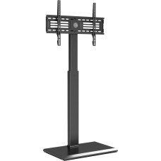 FITUEYES FT-S1602MB TV Floor Stand with Iron Base Height Adjustable Pivoting for 32 to 65 Inch Flat Screens