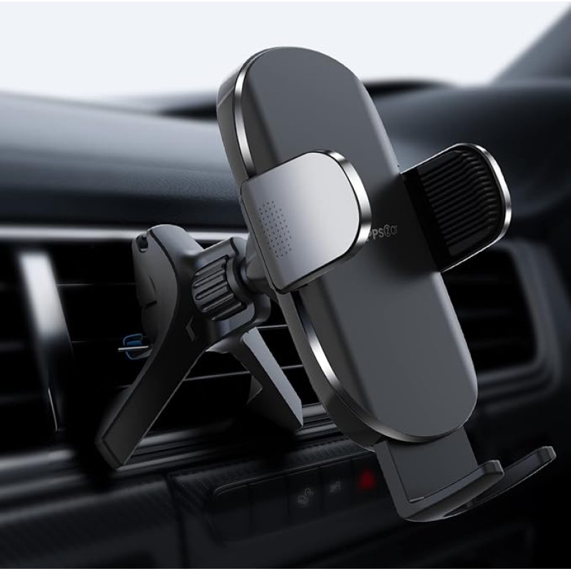 APPS2Car Mobile Phone Holder Car, [Upgrade Hook] Mobile Phone Holder Car, 360° Rotatable Mobile Phone Holder Car Ventilation Car Mobile Phone Holder One Button Release Car Holder Mobile Phone for