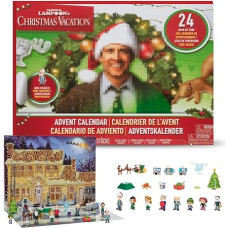 Advent Calendar 2024, 24 Day Christmas Advent Calendar, National Lampoon's Christmas Vacation: Station and Griswold Family Tree: with Sound! Accessories Christmas Countdown Calendar Gifts