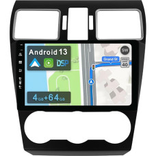 4GB + 64GB Android 13 Car Radio for Subaru Forester/XV/WRX 2013-2018-[Integrated CarPlay/Android Auto/DSP/GPS]-9 Inch IPS Touch Screen CAM+MIC-DAB/Mirror Link/Bluetooth 5.0/AHD/360 Camera