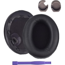 WH-1000XM4 Replacement Noise Isolating Ear Pads Compatible with Sony WH1000XM4 Wireless Noise Canceling Over-Ear Headphones, Extra Thickness and Plastic Rod