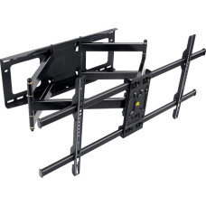 FORGING Mount TV Wall Mount with 6 Strong Arms Swivelling Tilting Full Motion Double Joint TV Mount for 42 to 90 Inch Flat/Curve TVs up to 75 kg, Max. VESA 800 x 400 mm