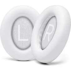 WC Wicked Cushions Improved Replacement Ear Pads for Bose 700 Noise Cancelling Headphones (NC700) - Softer PU Leather, Luxury Memory Foam, Extra Thickness, Extra Durable | White