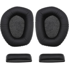 Create idea 1 Pair Ear Pads & 2 Pieces Headband Pads Compatible with Sennheiser HDR165 HDR175 HDR185 HDR195 RS165 RS175 RS185 RS195 Headset Ear Pads Headphone Repair Parts Black