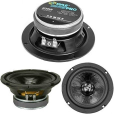 1 MIDWOOFER Pyle PDMW5 Loudspeaker 13.00 cm 130 mm 5 Inch Diameter 100 Watt RMS 200 Watt Max Impedance 8 Ohm for Home Party Pack of 1