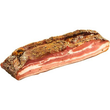 BAVAREGOLA Pancetta from South Tyrol – 300 g – Original Bacon from Italy – Smoked & Air Dried in One Piece – South Tyrolean Bacon Specialty