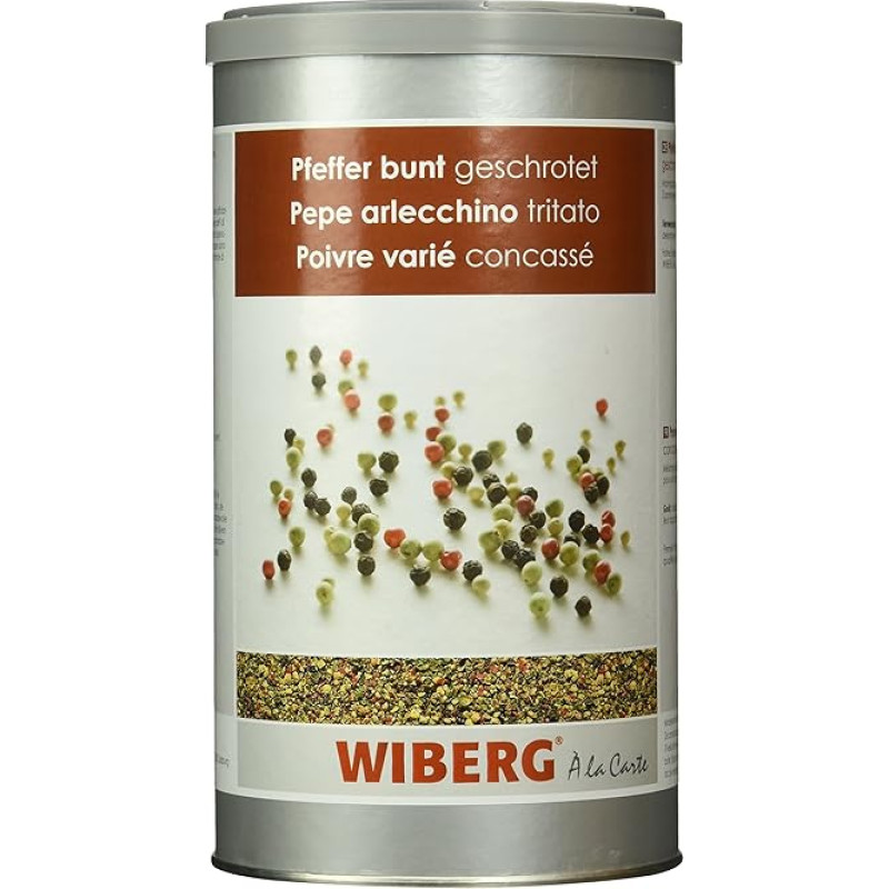 Wiberg Peppers Colourful Crushed 580 g in Aroma Box