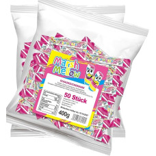 Marshmellow Bacon Ropes - Throwing Material for Carnival and Fancy Dress - Individually Packed - Sweets Bulk Pack (100)